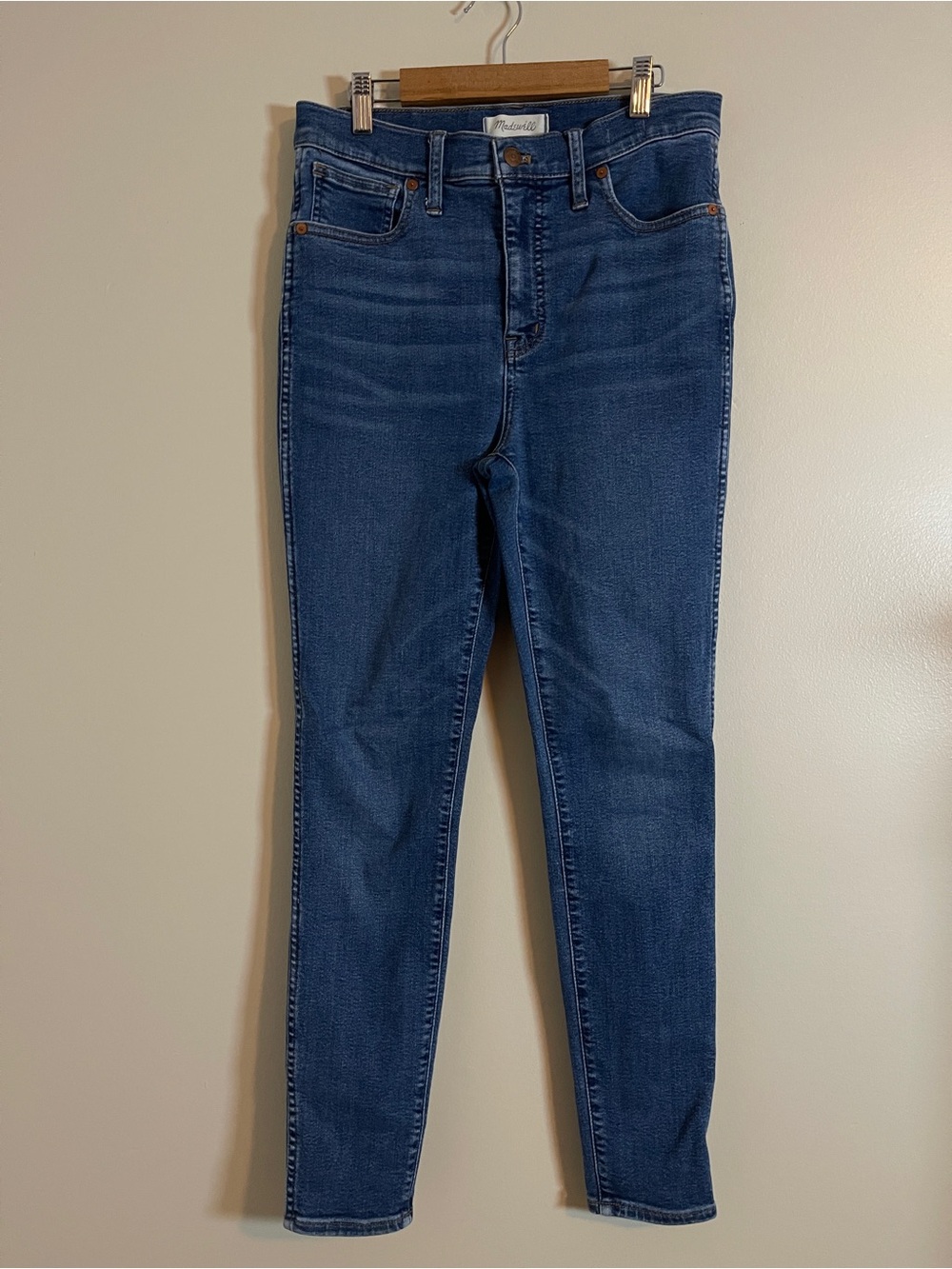 Madewell Jeans Womens 28 Blue High-Rise Skinny Classic Chic Normcore Indie Denim